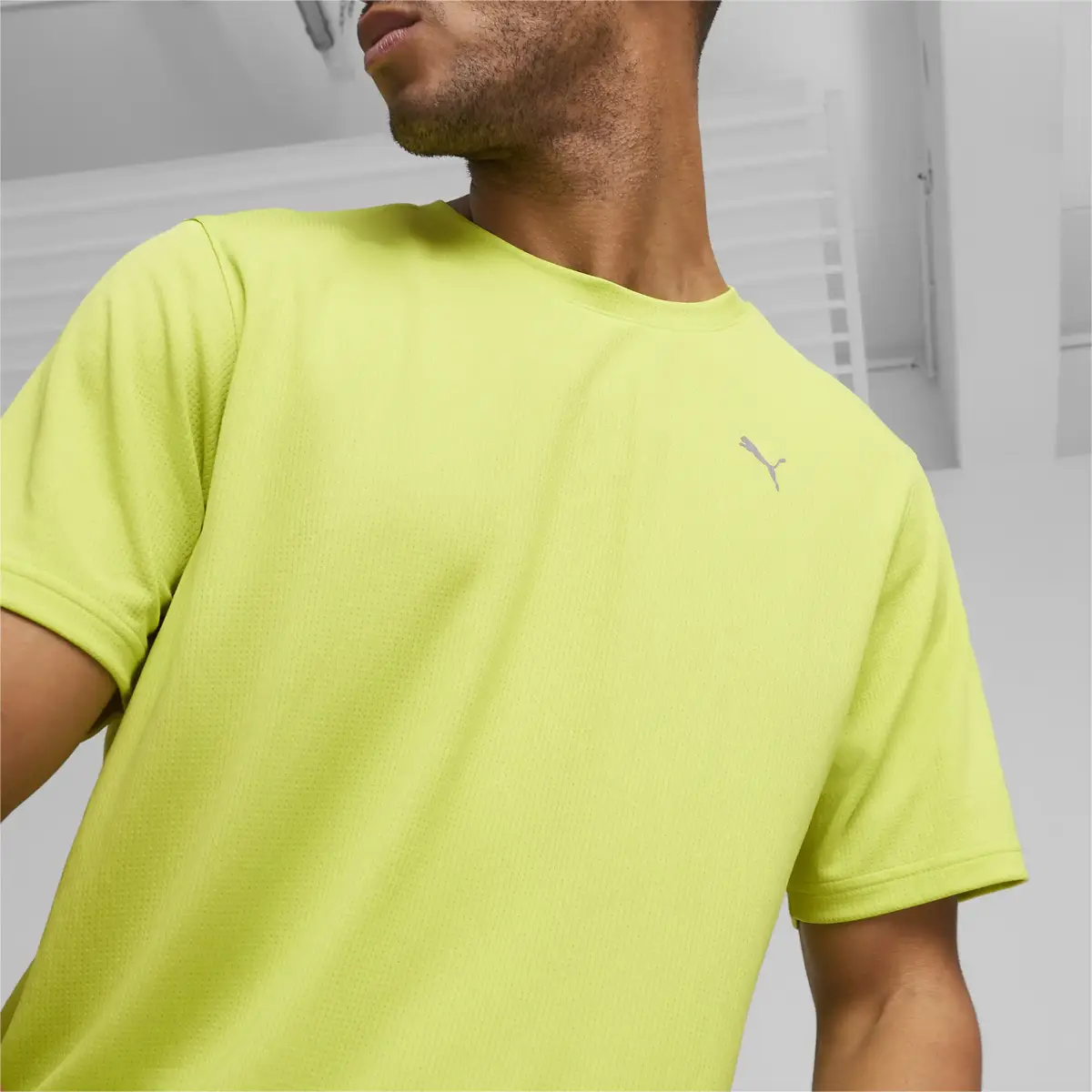 Puma PERFORMANCE SS TEE M Sarı Erkek T-Shirt
