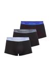 Calvin Klein LOW RISE TRUNK 3PK Mavi Erkek Boxer