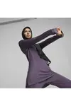 Puma Modest Activewear Long Sleeve Mor Kadın Koşu Ve Performans T-Shirt
