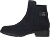 Tommy Hilfiger TH SUEDE FLAT BOOT Kadın Siyah Bot