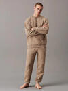 Calvin Klein L/S SWEATSHIRT, QQD Erkek Kahverengi Sweatshirt