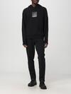 Calvin Klein OMBRE EMBROIDERED LO, BEH Siyah Erkek Sweatshirt