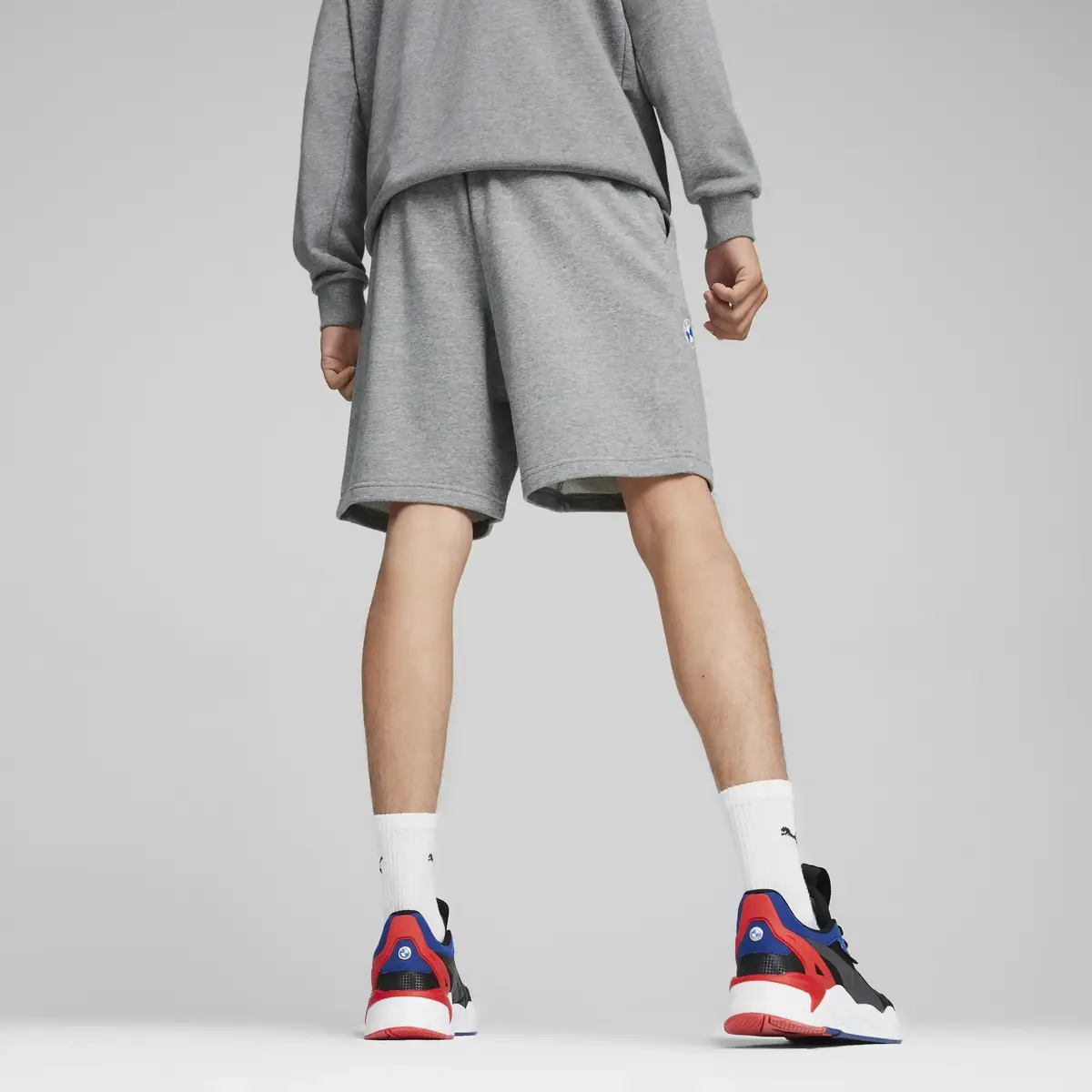 Puma BMW MMS ESS Sweat Shorts FT Gri Erkek Şort