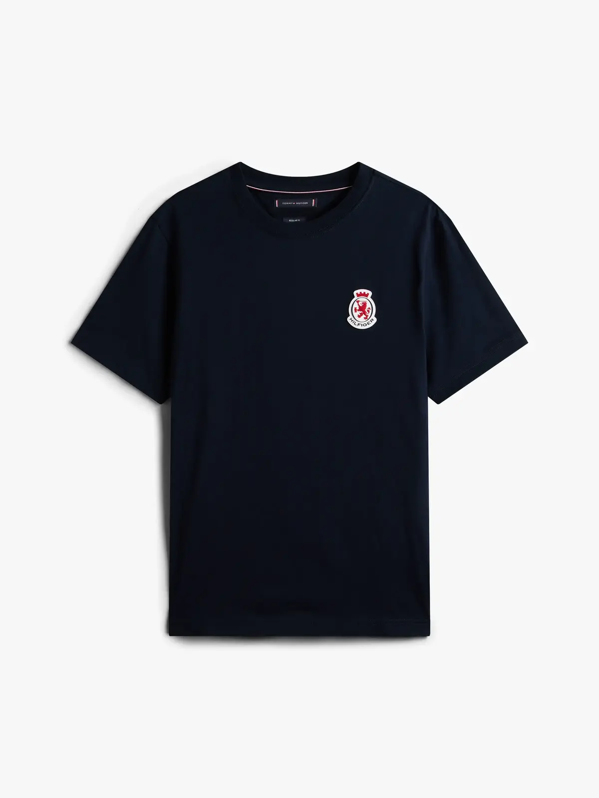 Tommy Hilfiger RWB CREST TEE, DW5 Siyah Erkek T-Shirt & Polo