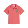 Puma CATS CLUB Pique Polo Pembe Kız Çocuk Polo T-Shirt