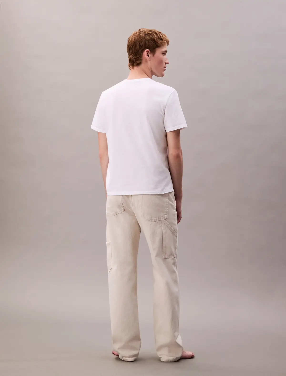 Calvin Klein SS 20S CK PRIDE25 GR Beyaz Erkek Tişört
