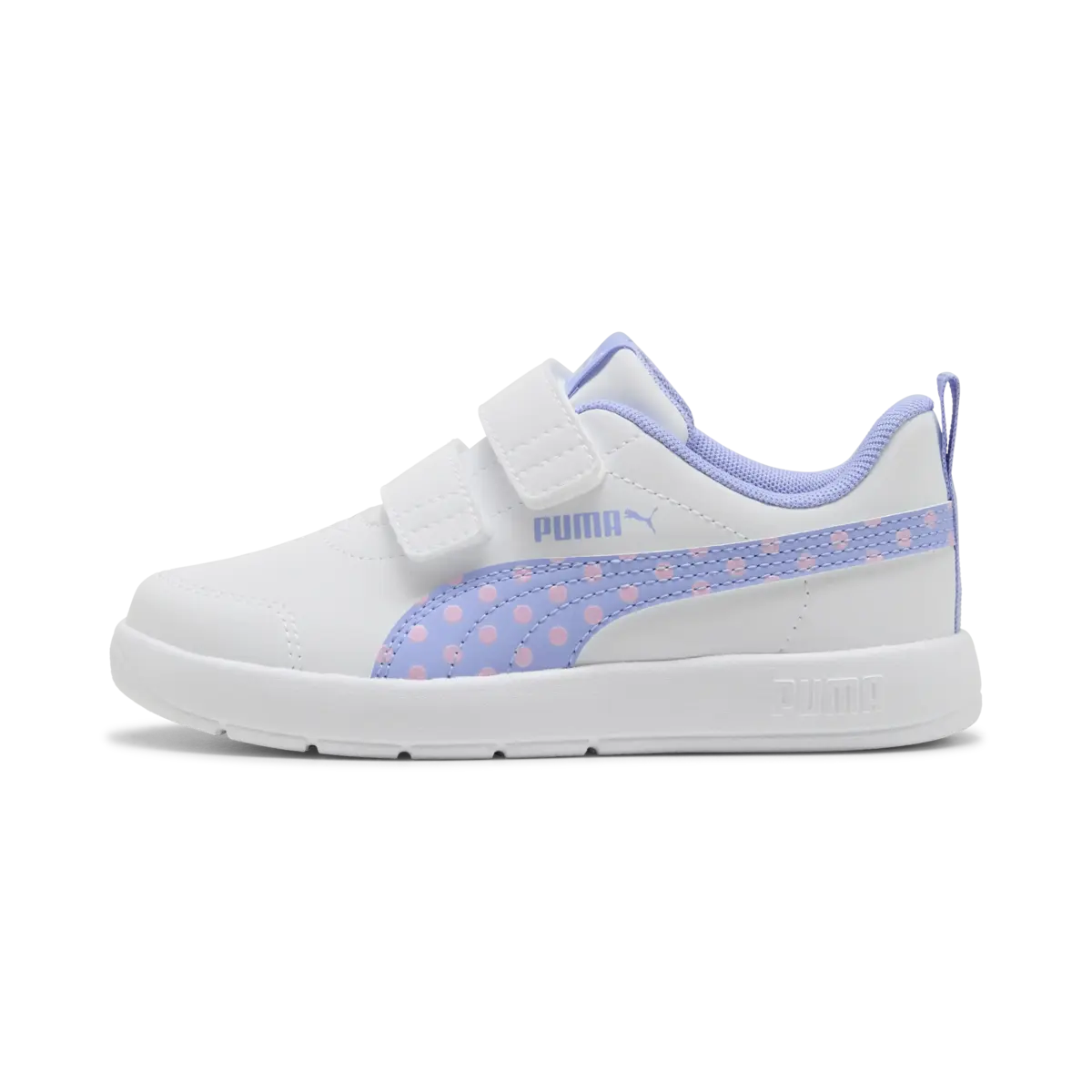 PUMA Courtflex V3 Dotty V PS PUMA White-Inten Beyaz Unisex Spor Ayakkabı & Sneaker