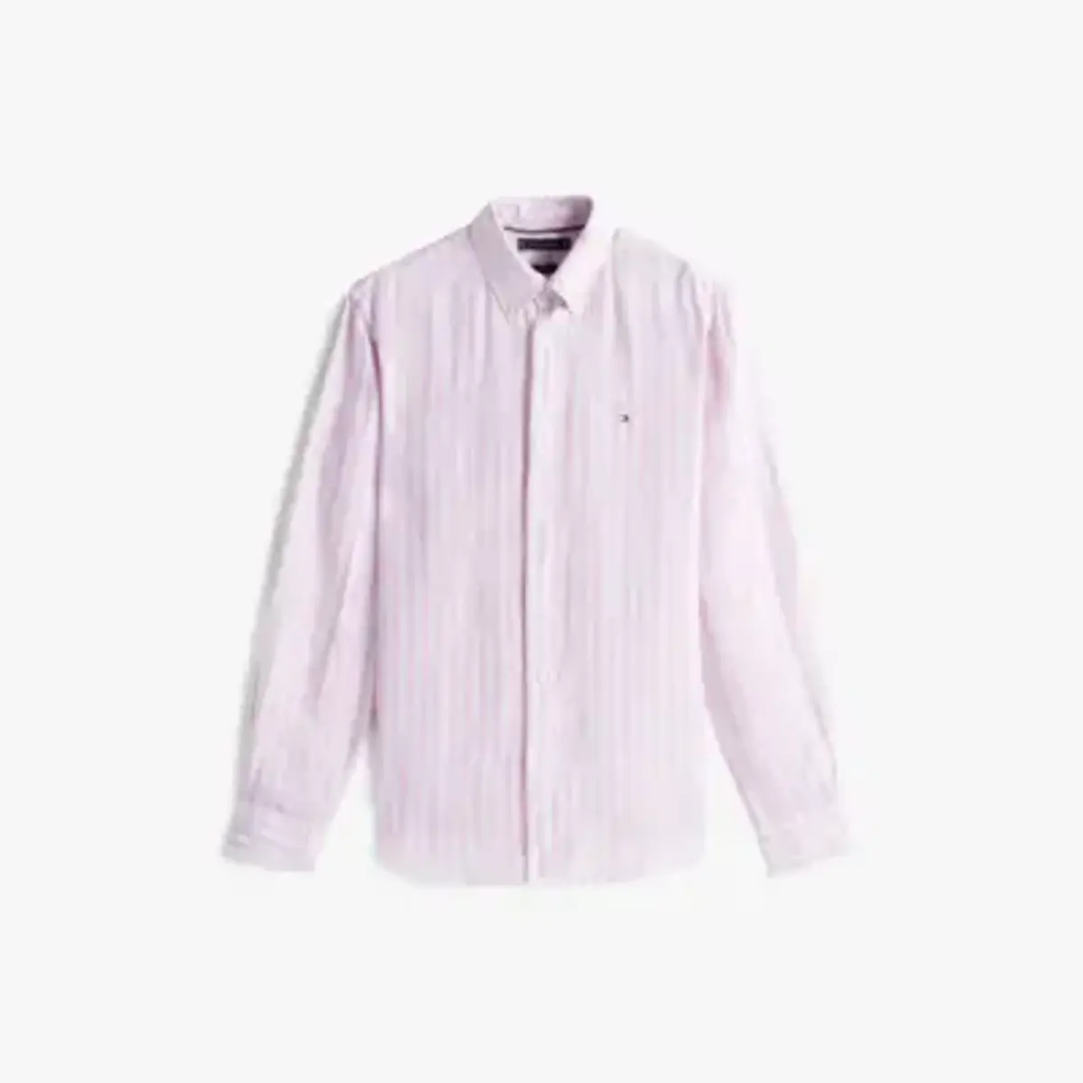 Tommy Hilfiger LINEN ESSENTIAL STRI, 0D1 Pembe Erkek Gömlek