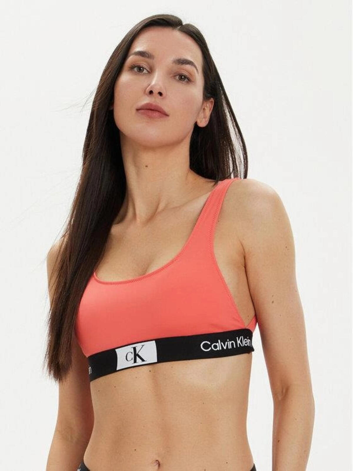 Calvin Klein BRALETTE-RP Pembe Kadın Bikini Üstü