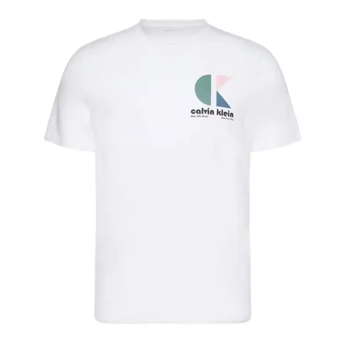 Calvin Klein SS 30s EU CK BH LOGO GRAPHIC TEE Beyaz Erkek Tişört