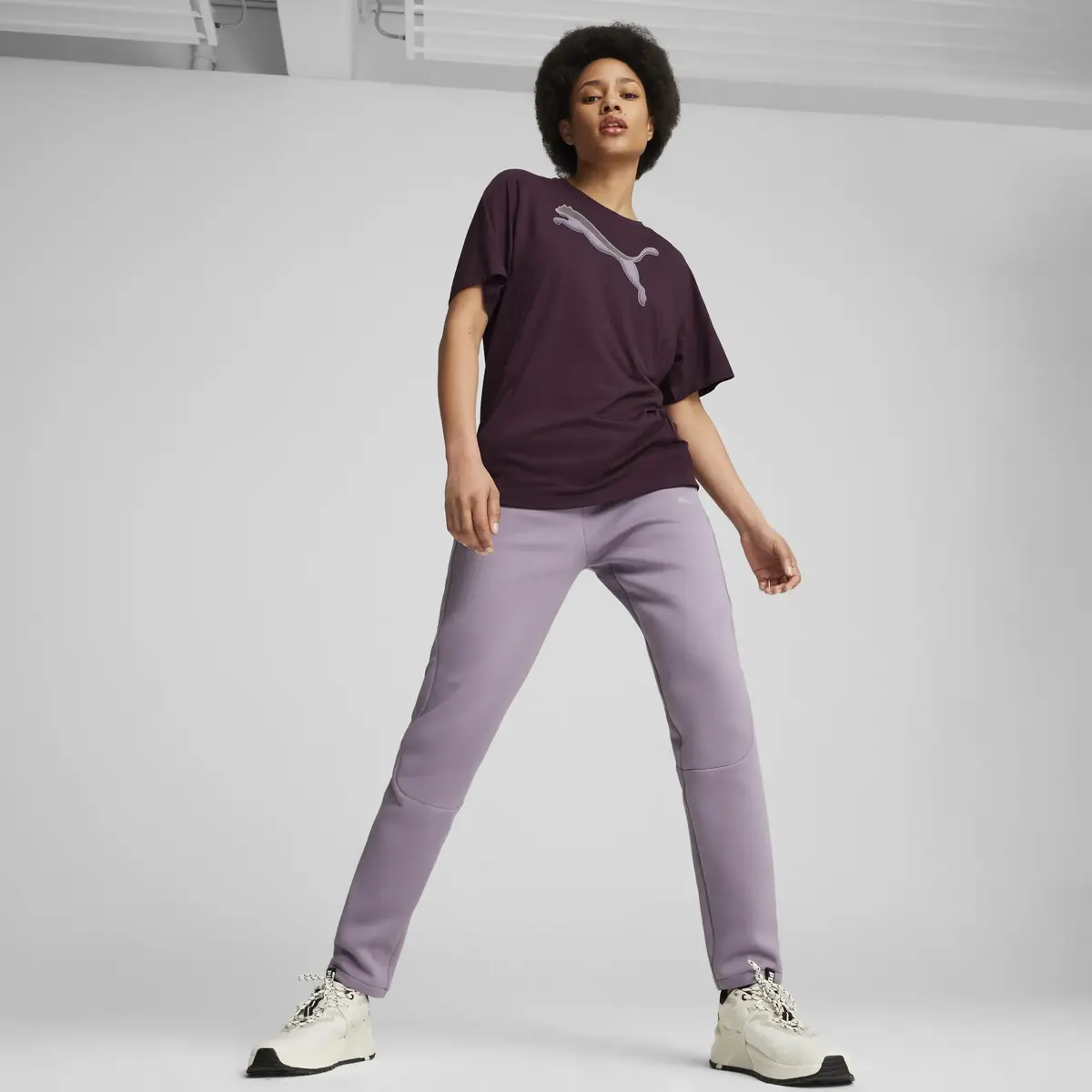 Puma EVOSTRIPE Tee Siyah Kadın T-Shirt