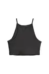 Puma T7 Shiny Crop Top Siyah Kadın T-Shirt