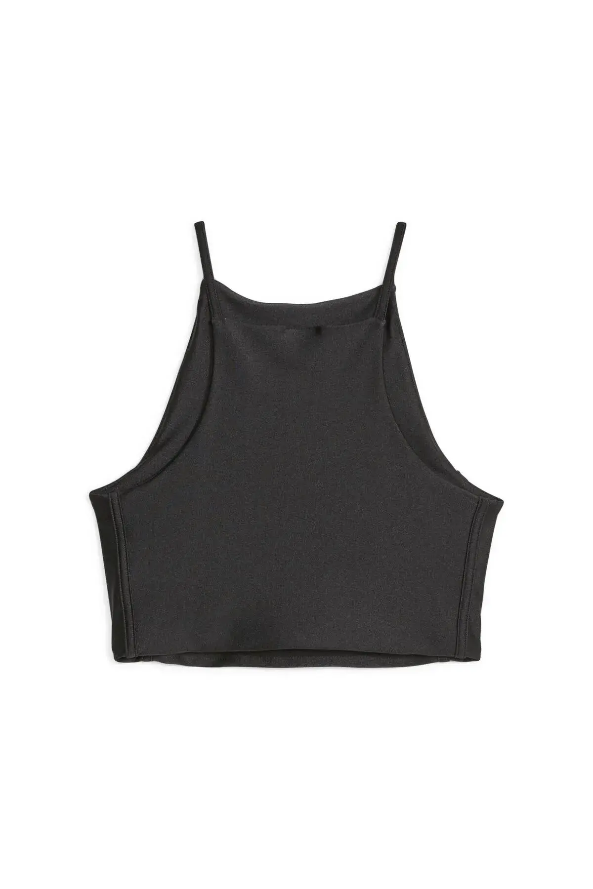 Puma T7 Shiny Crop Top Siyah Kadın T-Shirt