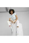 Puma DARE TO Cropped Slim Tee Buz Mavisi Kadın T-Shirt
