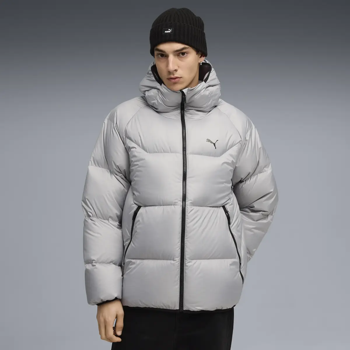 Puma Hooded Down Puffer Jacket Erkek Mont
