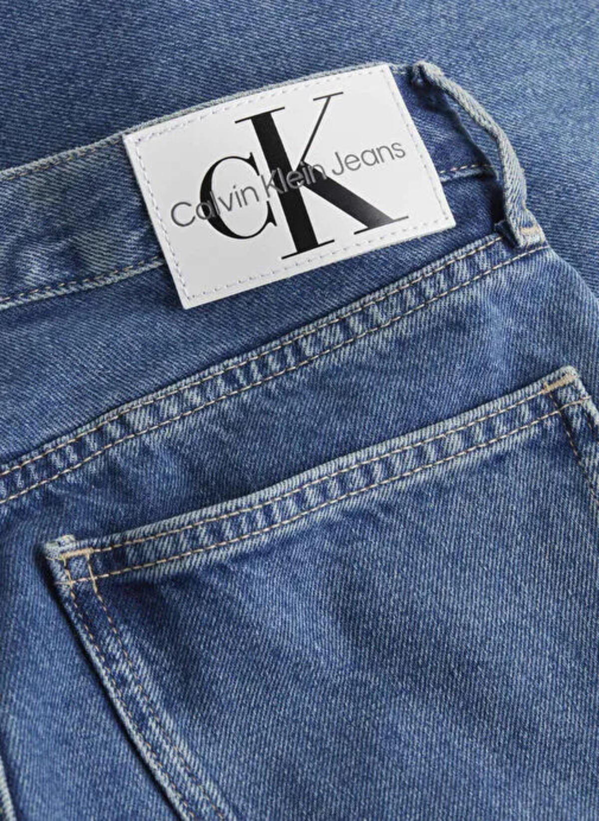 Calvin Klein AUTHENTIC SLIM STRAI, 1A4 Mavi Kadın Kot Pantolon