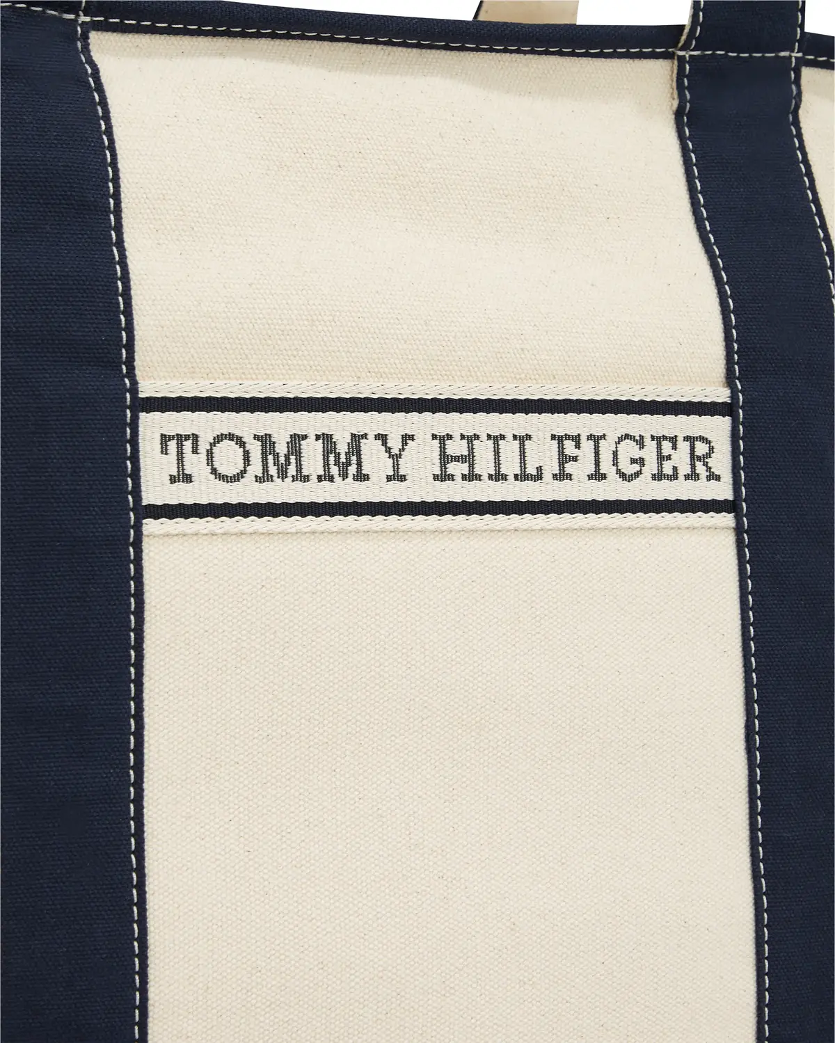Tommy Hilfiger TH SUMMER CANVAS TOT, 0GY Beyaz Kadın Çanta & Cüzdan