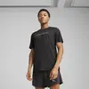 Puma GRAPHICS RUNNING ILLUSTRATIO Siyah Erkek T-Shirt