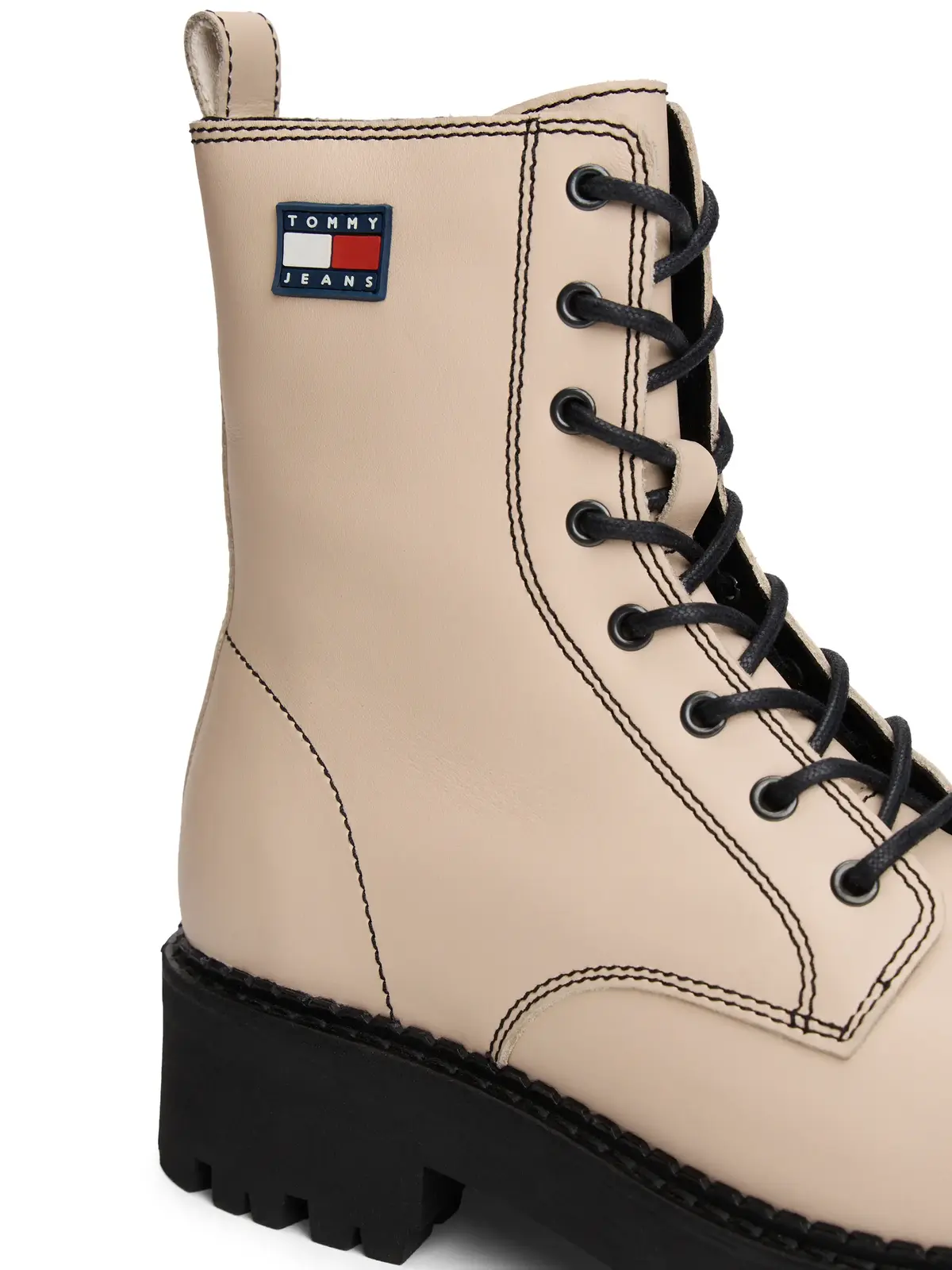 Tommy Hilfiger TJW URBAN LACE UP BO Bej Kadın Bot