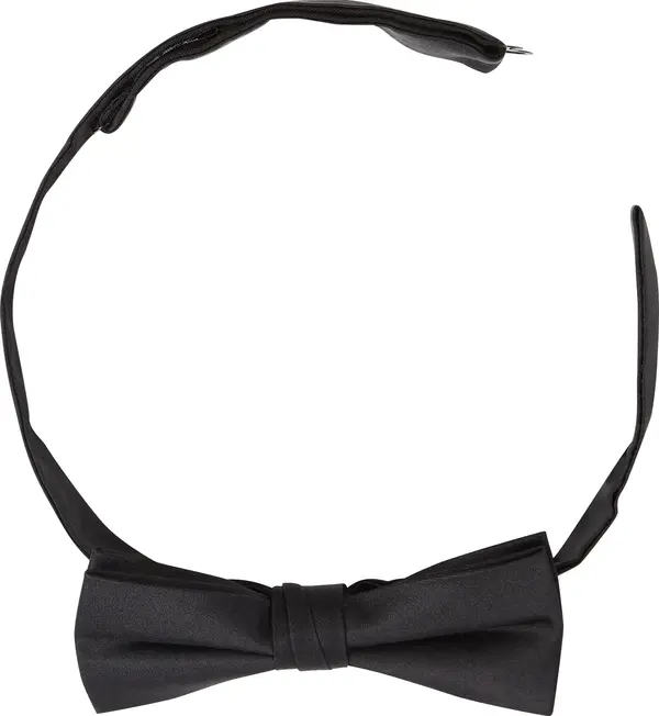 Calvin Klein SATIN SOLID BOW TIE Erkek Siyah Kravat-Papyon