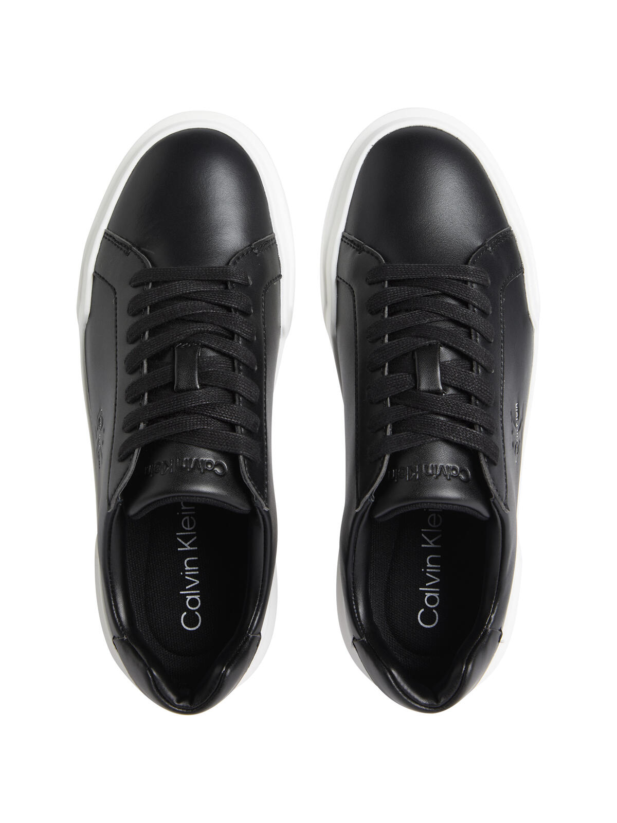 Calvin Klein CHUNKY CUPSOLE LACEUP LTH WN Siyah Kadın Günlük Spor Ayakkabı Calvin Klein CHUNKY CUPSOLE LACEUP LTH WN Siyah Kadın Günlük Spor Ayakkabı