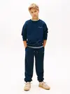 Tommy Hilfiger Kids Mini Corp Crew Neck Sweatshirt Set Lacivert Unisex Çocuk Eşofman Takımı