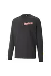 Puma Ferrari Race Graphic Crew Siyah Erkek Sweatshirt