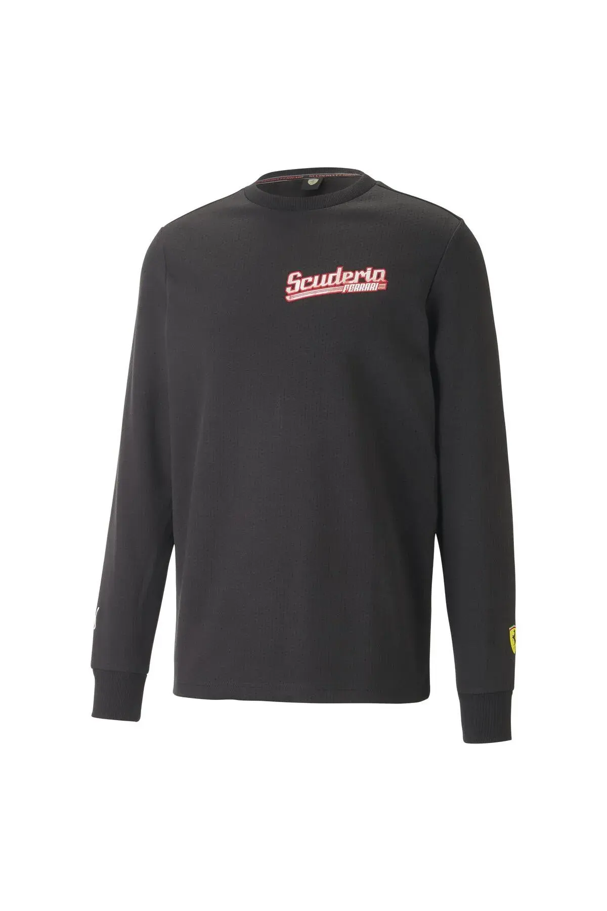 Puma Ferrari Race Graphic Crew Siyah Erkek Sweatshirt