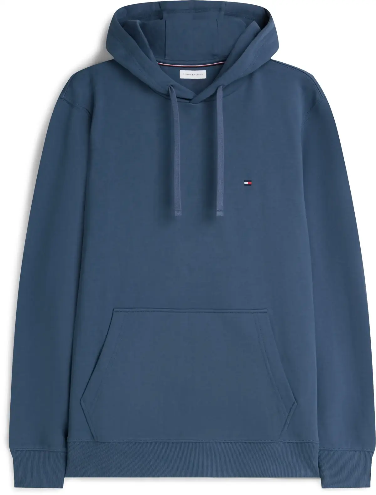 Tommy Hilfiger ESSENTIAL TERRY HOOD Erkek Turkuaz  Sweatshirt