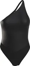 Calvin Klein ONE SHOULDER ONE PIE Kadın Siyah Mayo