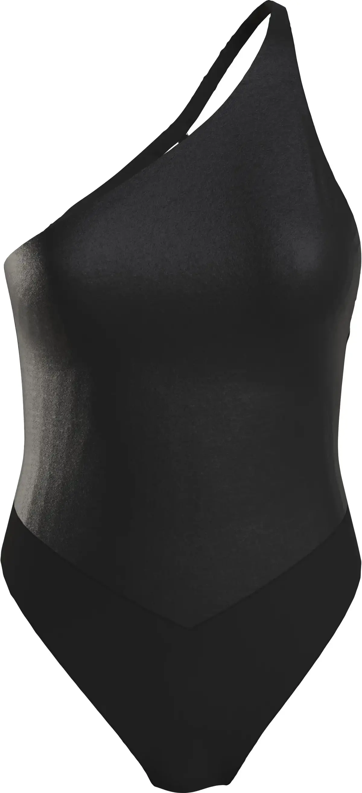 Calvin Klein ONE SHOULDER ONE PIE Kadın Siyah Mayo