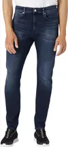 Calvin Klein SLIM TAPER Erkek mavi Kot Pantolon