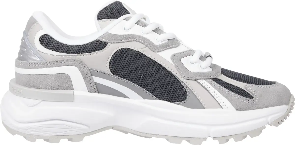 Tommy Hilfiger TH MODERN RUGGED RUN, 0IM Gri Kadın Spor Ayakkabı & Sneaker