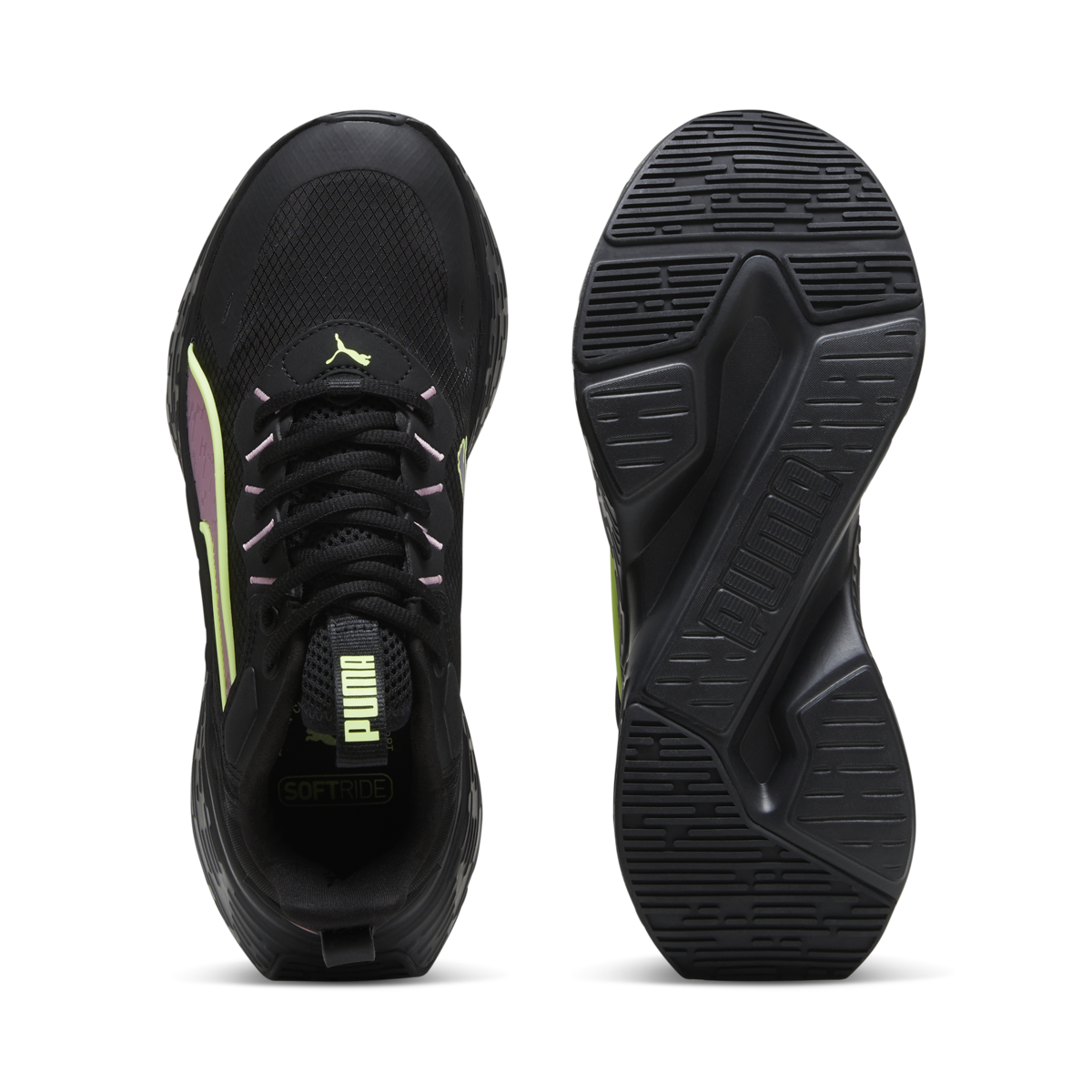 Puma Softride Sway Siyah Kadın Yürüyüş ve Koşu Ayakkabısı