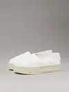 Calvin Klein FLATFORM ESPADRILLE, 01S Beyaz Kadın Ayakkabı-Bot