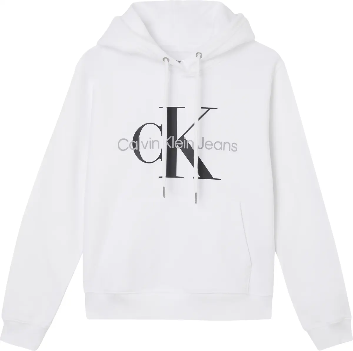 Calvin Klein CORE MONOLOGO HOODIE Kadın Beyaz Hoodie