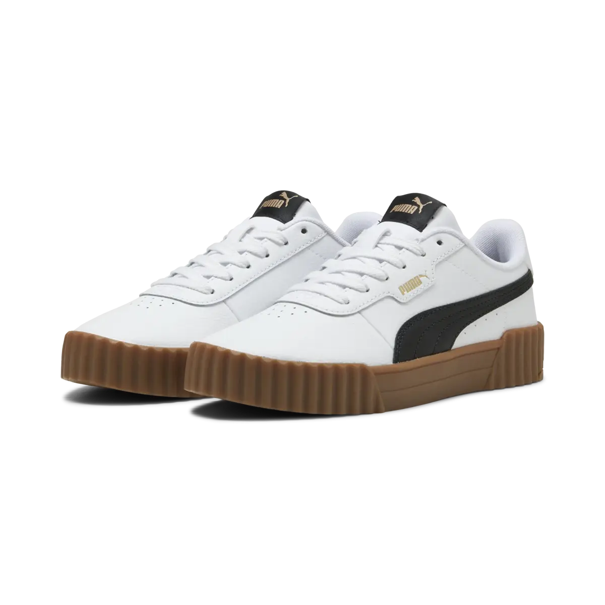 PUMA Carina 3.0 PUMA White-PUMA Black Beyaz Kadın Spor Ayakkabı