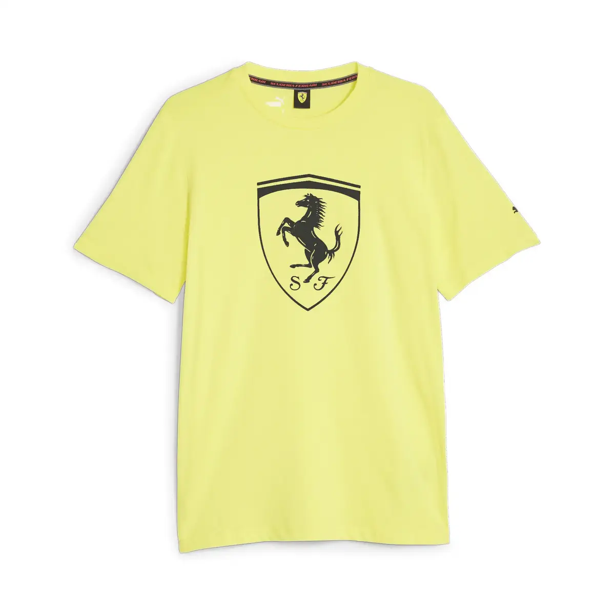 Puma Ferrari Race tnl Bg Shld Tee Sarı Erkek T-Shirt