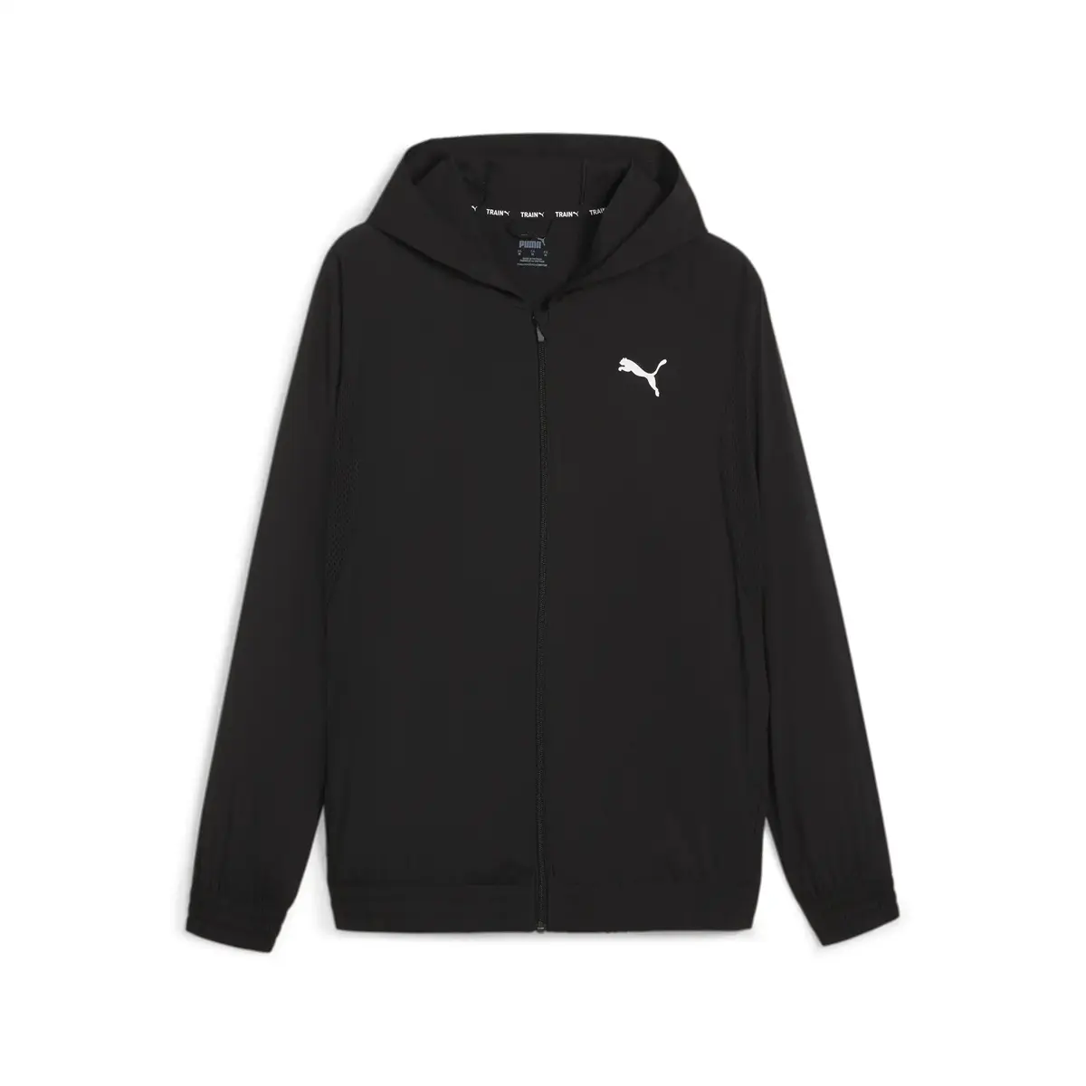 Puma FIT Woven Full Zip Jacket Siyah Erkek Fermuarlı Ceket