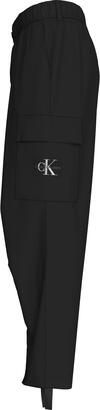 Calvin Klein REGULAR STRAIGHT CAR Erkek Siyah Kargo Pantolonu