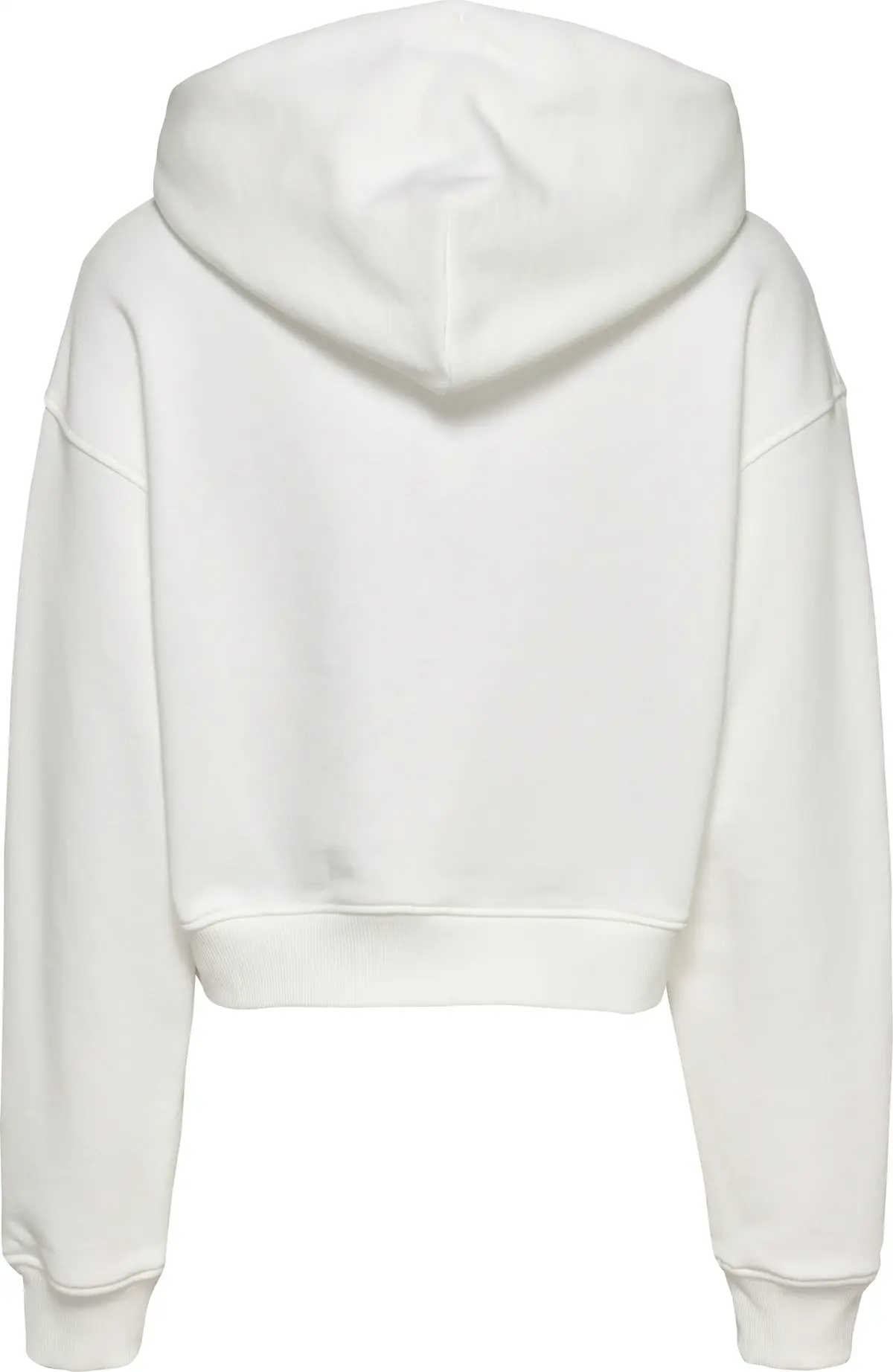 Tommy Hilfiger TJW BXY CRP BADGE ZI, YBL Beyaz Kadın Sweatshirt