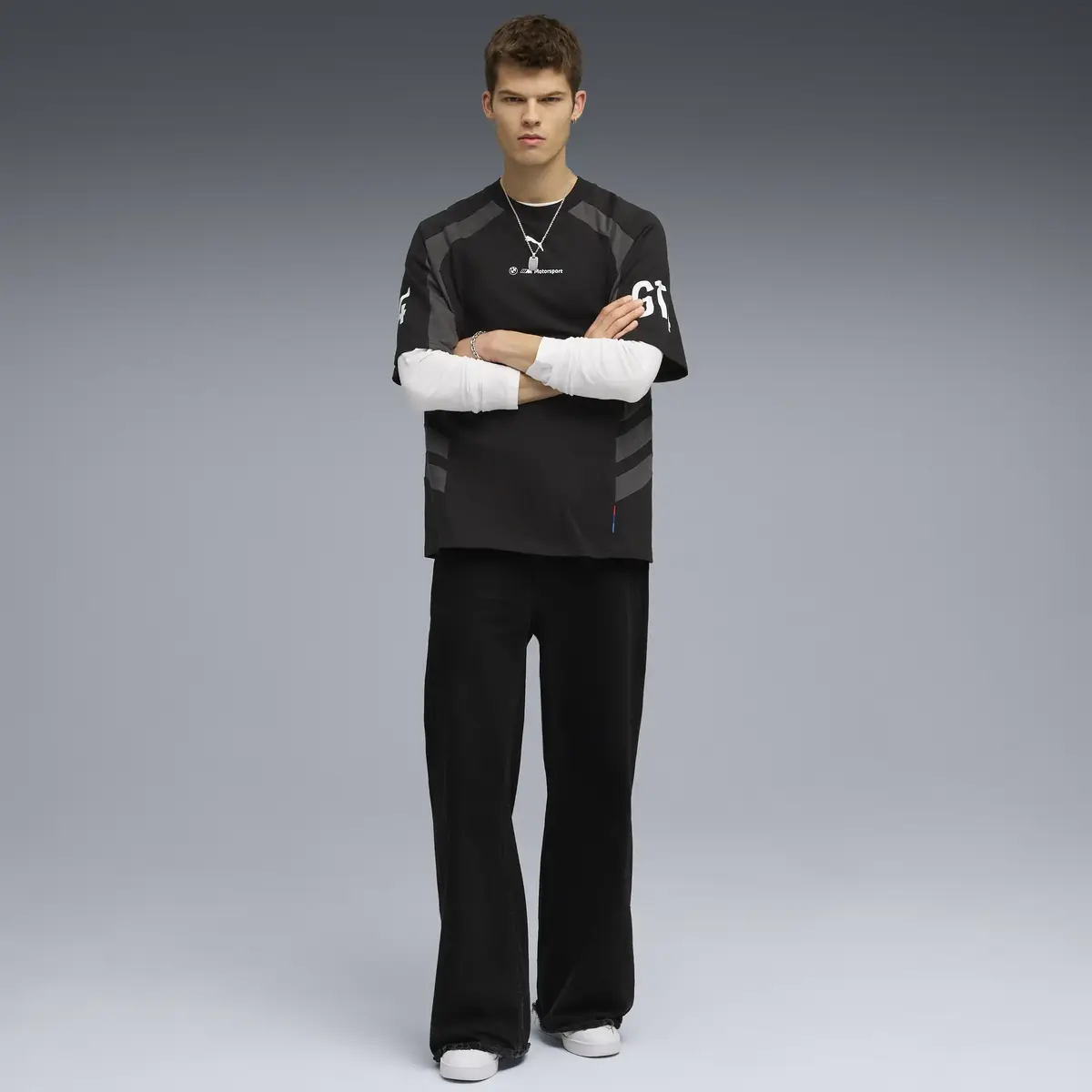 Puma BMW MMS Lifestyle Tee Siyah Erkek T-Shirt