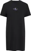 Calvin Klein GRADIENT MONOLOGO TE, BEH Siyah Kadın Elbise-Etek