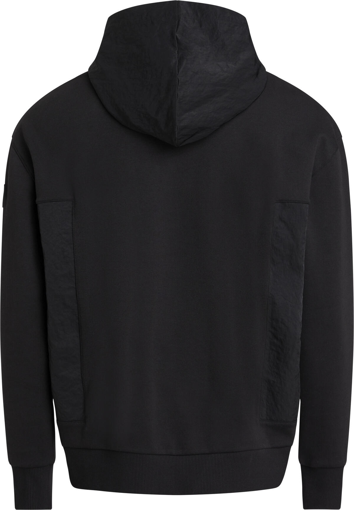 Calvin Klein MIX MEDIA NYLON INTE Erkek Siyah Hoodie