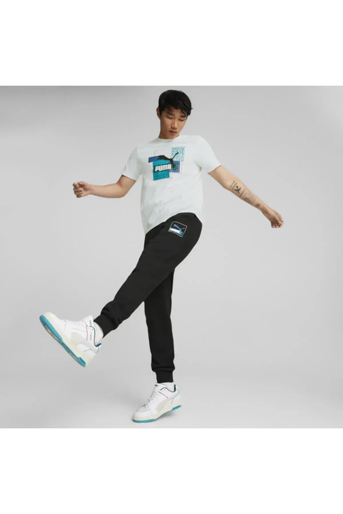 Puma Brand Love Sweatpants Fl Siyah Erkek Eşofman Altı