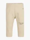 Calvin Klein STACK LOGO LEGGING Bebek Krem Tayt