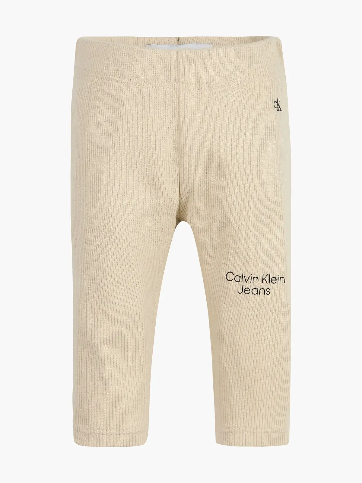 Calvin Klein STACK LOGO LEGGING Bebek Krem Tayt