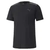 Puma Traın Jacquard Ss Tee Siyah Erkek Koşu Ve Performans T-Shirt