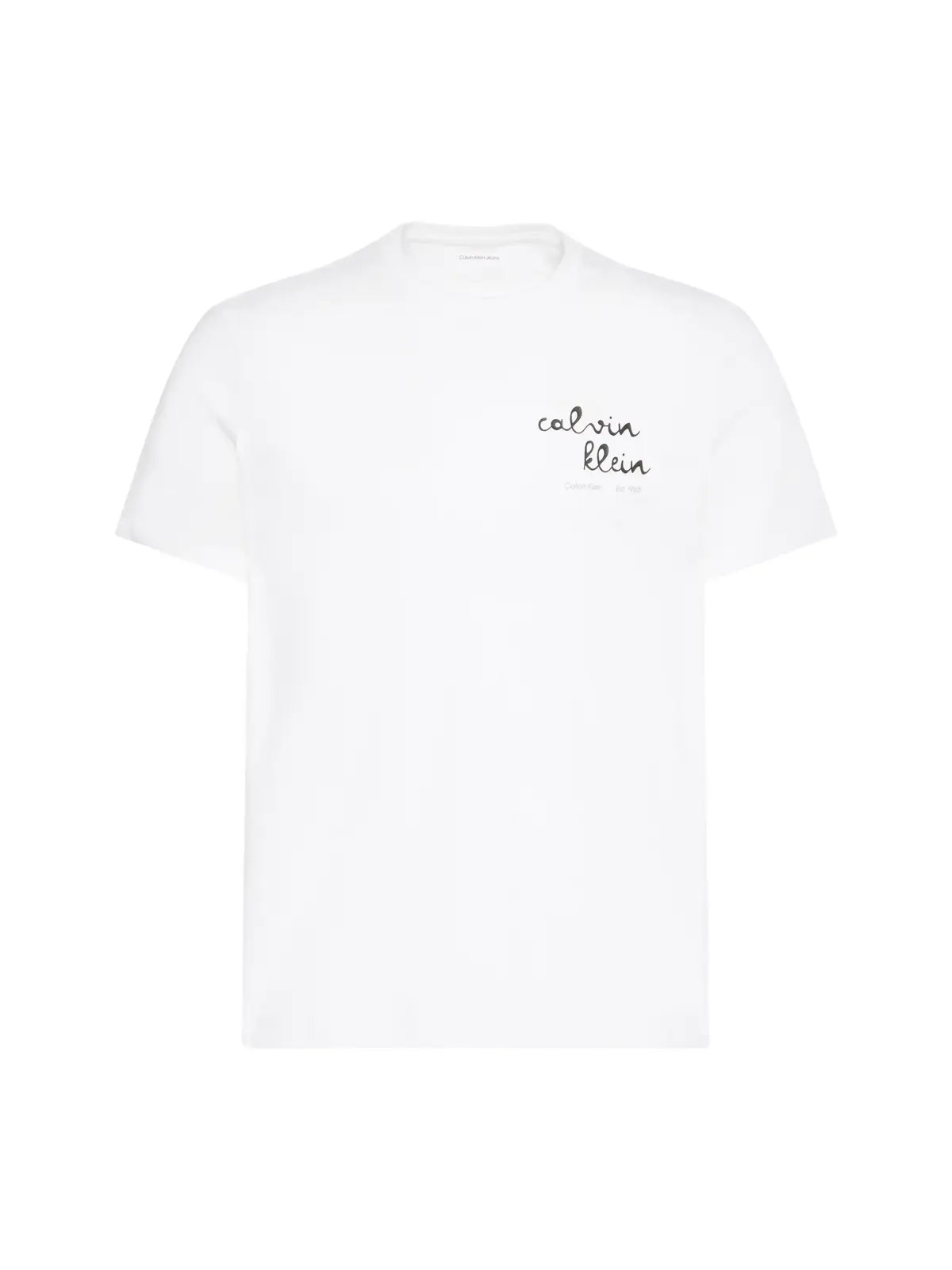 Calvin Klein SS 30S EU CK TRVL Beyaz Erkek Tişört