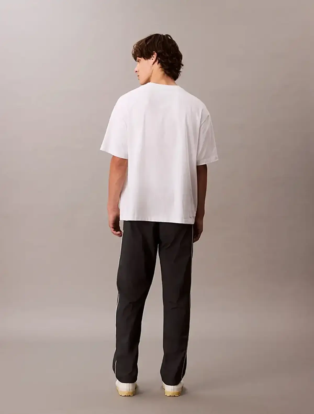 Calvin Klein RELAXED CRINKLE NYLON TRACK PANT Antrasit Erkek Pantolon